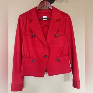 CAbi jacket, size 6, color is red